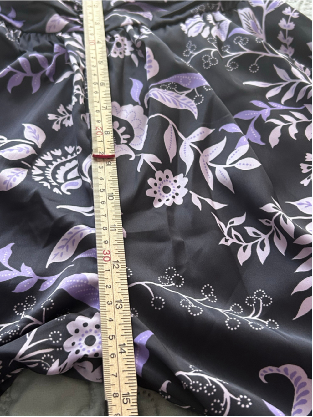 MISA Los Angeles Layla Indigo Vines Floral Halter Wide Leg Jumpsuit S - Picture 11 of 12